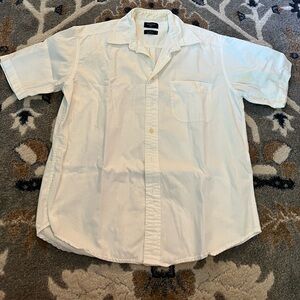 Dockers - White Short Sleeve Button Down Shirt